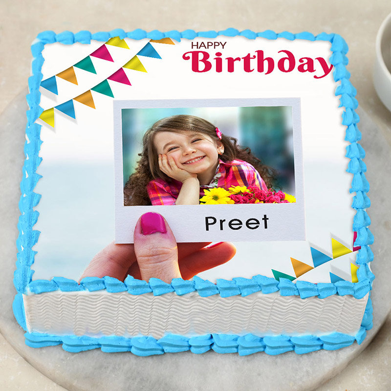 Picture Perfect photo cake for birthday