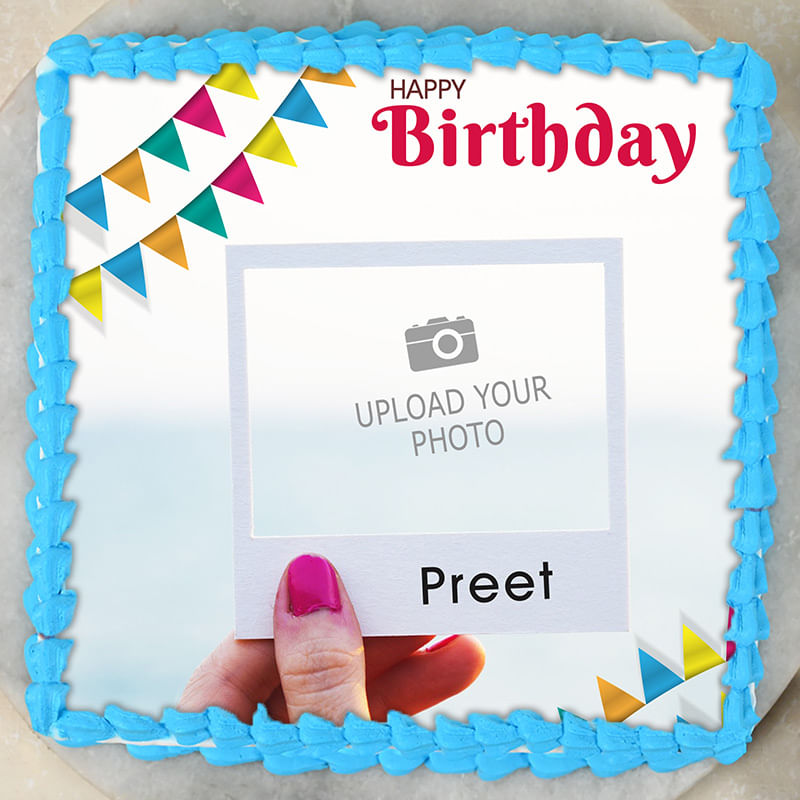 Birthday Photo Cake