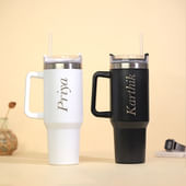 Classic Black And White Tumbler Duo