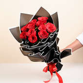 Classic Bouquet Of Red Roses