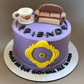 Classic Friends Theme Cake