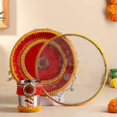 Classic Karwa Chauth Pooja Thali