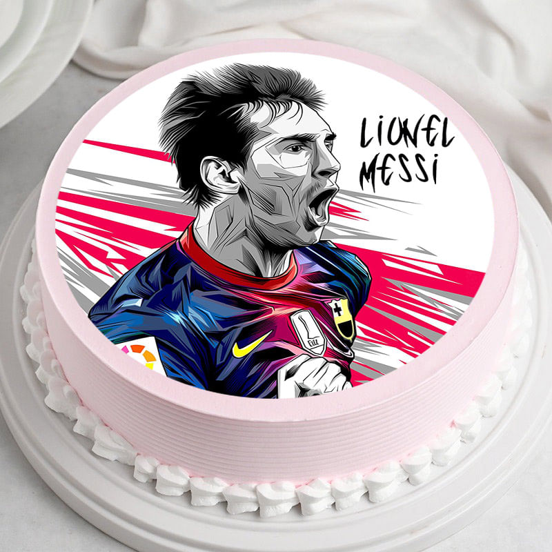 Classic Messi Cake