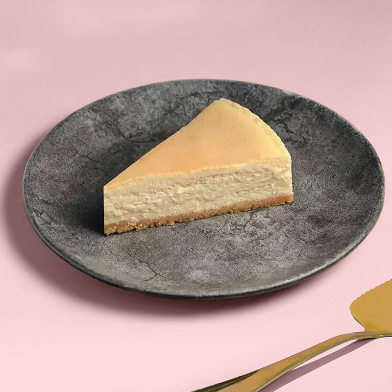 Classic New York Cheesecake Slice