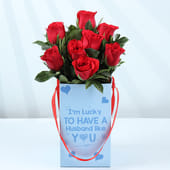 Classic Romance Red Rose Flower Box