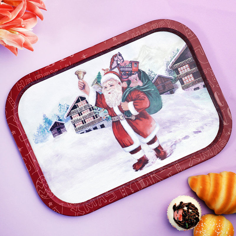 Classic Santa Tray For Xmas