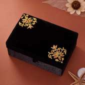 Classic Zari Work Jewellery Box