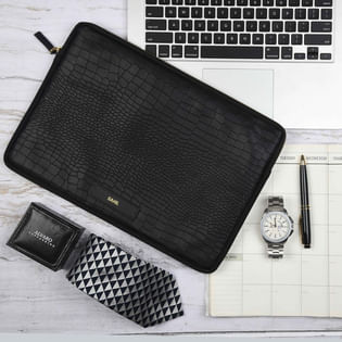 Classy Black Laptop Sleeve for Him