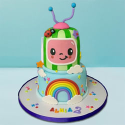 Cocomelon and Rainbow Double Delight