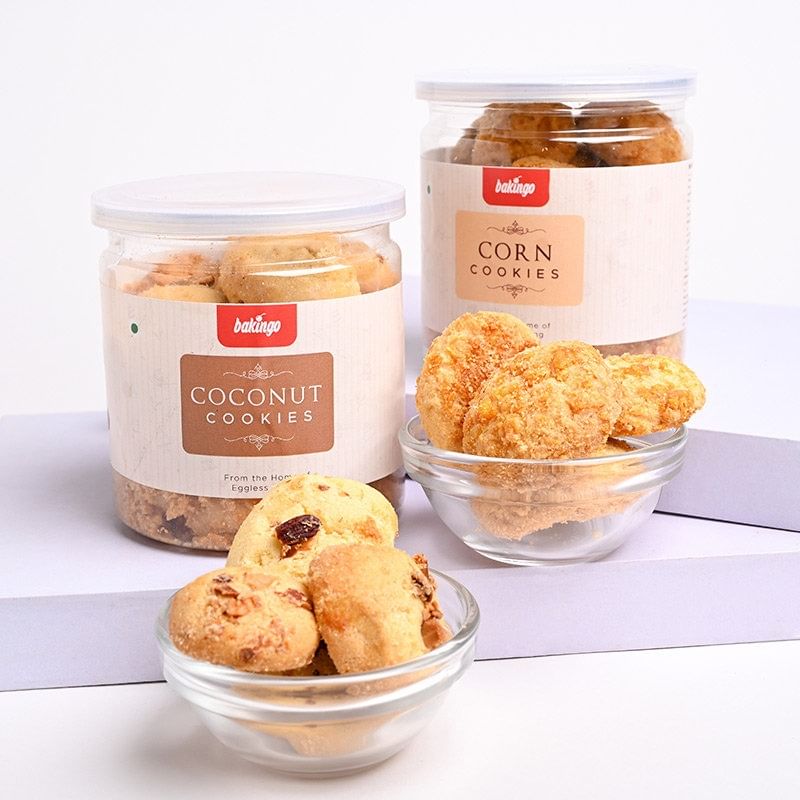 Coconut N Corn Cookies Combo Each 400gm