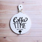 Coffee Time Wall Key Holder