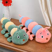 Lovely Colorful Caterpillar Stuffed Toy