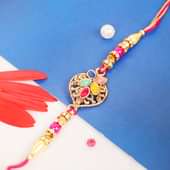 Colorful Gemstone Rakhi