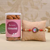 Coloured Rakhis with Almonds