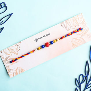Colourful Beaded Mauli Rakhi