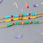 Colourful Beads Rakhi