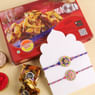 Colourful Designer Rakhi Duo With Nutberry