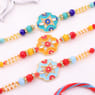 Colourful Floral Rakhi Set Of Three-UK