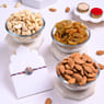 Colourful Ganesha Rakhi N Dry Fruit Mix