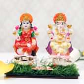 Colourful Laxmi Ganesh Murthi