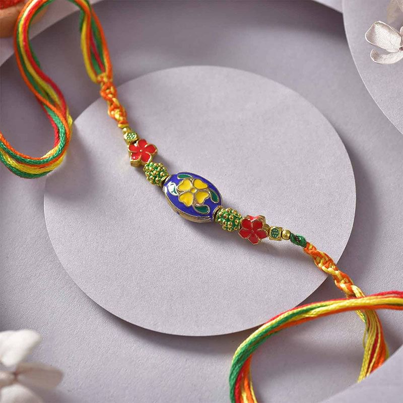 Colourful Meenakari Rakhi