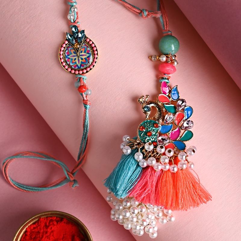 Send Pearl Rakhi for Bhaiya bhabhi online