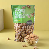 Send Colourful Rakhi Duo Roasted Salted Pistachios to UK