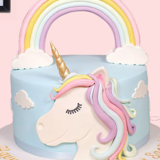 Unicorn Theme Cake