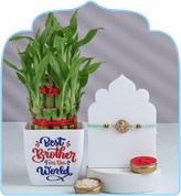 Rakhi With Plants