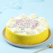 Sprinkled Vanilla Cake