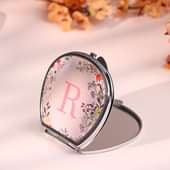 Compact Personalised Initial Mirror