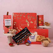 Buy Cookie With Nuts N Three Rakhis online For Brother