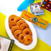 Cookies And Candies Rakhi Set - Send Kids rakhi to UK