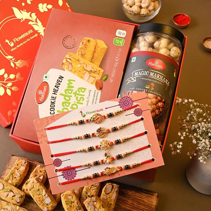 Send Set of 5 rakhi For Brother Online in India