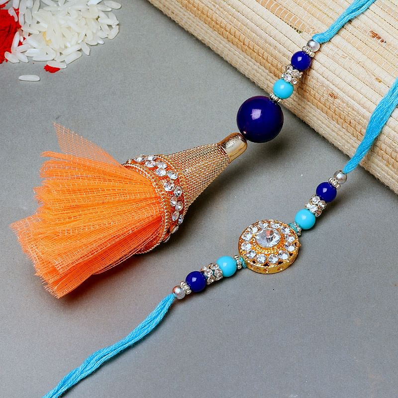 Cool Blue Bhaiya Bhabhi Rakhi