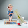 Cool Bro Beaded Rakhi With Personalised Caricature