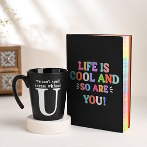 Cool Life Diary N Success Mug Combo