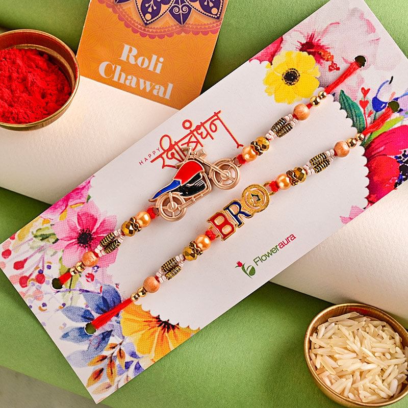Send Cool Rider Bro Rakhi Duo Online For Brother