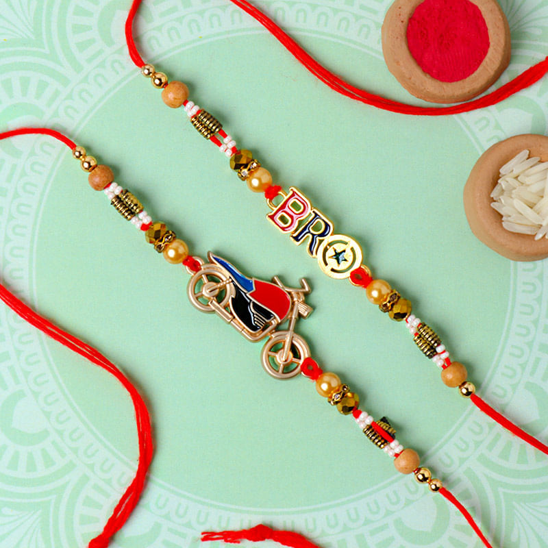 Order Cool Rider Bro Rakhi Set for Biker Bhaiya