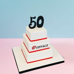 Corporate Celebration Three Tier Cake