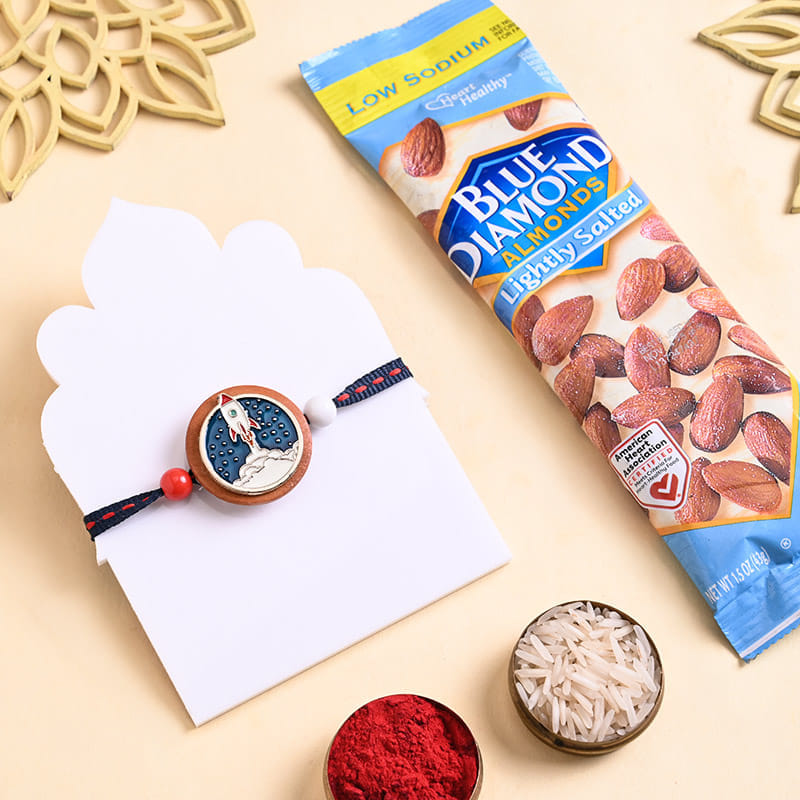 Cosmic Kids Rakhi With Almonds