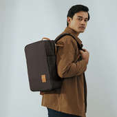 Cotton Canvas Office Backpack