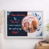 Couple Anniversary Personalised Frame