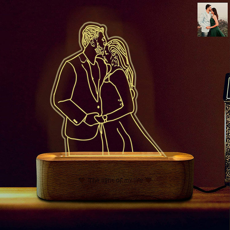 Couple Line Led Art Lamp