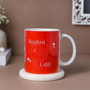 Personalised Lovely Together Mug