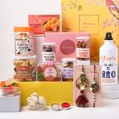 Couple Rakhi With Sipper Confectionaries N Snacks