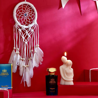 Couple Scented Candle With Dream Catcher N Perfume