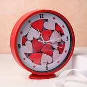 Couple Set N Heart Table Clock For Valentine