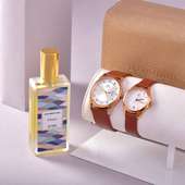 Couple Watches N Perfume For Valentine