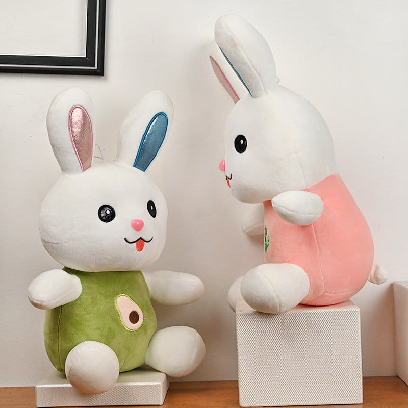 Side View of Cozy Bunnies Toy